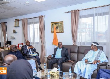 Rencontre de travail et de courtoisie avec Cheickhoul Aima Ousmane Diakite