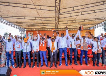 Trois meeting , une conviction : la victoire du président ADO aux élections présidentielles